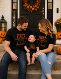 FIRST HALLOWEEN Printed Family Matching T-shirt