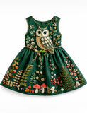 Little Owl Woodland Party Dress