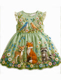 Animal Friends Woodland Party Dress