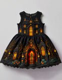 Halloween Haunted House Party Dress