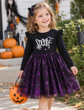 Halloween Spider Web Tulle Dress