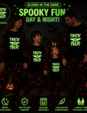 Halloween Glow in The Dark Print Family Matching Pajamas
