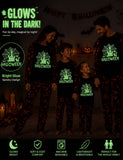 Halloween Glow in The Dark Print Family Matching Pajamas