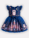 Owl Castle Tulle Party Dress