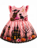 Halloween Mysterious Witches Haunted House Dress