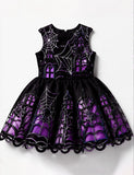 Halloween Spider Web Haunted House Dress