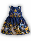 Royal Moonlit Pumpkin Castle Princess Dress