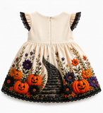 Halloween Pumpkin Carriage Party Dress