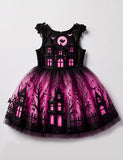 Halloween Haunted House Tulle Dress