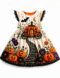Halloween Pumpkin Carriage Party Dress