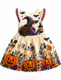 Halloween Witch Pumpkin Dress