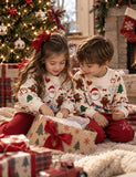 Christmas Gingerbread Fleece-Lined Sweatshirt & Pants Set