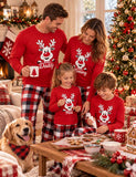 Christmas Rindeer Printed Family Matching Pajamas