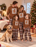 Christmas Gingerbread Man Printed Family Matching Pajamas