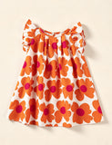 Cute Flower Sweet Little Fly Sleeve Dress