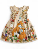 Fox Family Woodland Party Dress