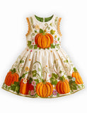 Golden Pumpkin Harvest Party Dress