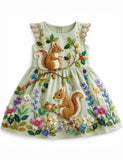 Squirrels Woodland Party Dress