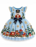 Christmas Nutcracker Embroidery Tulle Dress