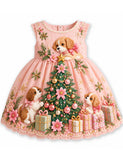 Christmas Tree & Puppy Dress