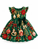 Christmas Lantern-Themed Party Dress