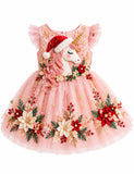 Christmas Uniron Tulle Party Dress