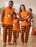 Halloween Pumpkin Ghost Family Matching Pajama Set