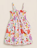 Cute Pattern Prints Dress & Bag