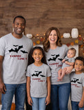 Halloween Bat Vampire Family Print Family Matching T-shirt