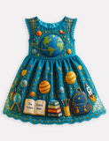 Back To School Galaxy Solar System Dress