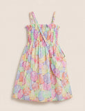 Cute Pattern Prints Dress & Bag