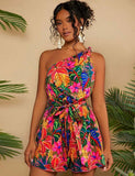 Mom and Me Tropical Fruit Tie-dye Dress