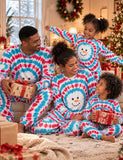 Christmas Snowman Printed Family Matching Pajamas