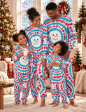 Christmas Snowman Printed Family Matching Pajamas