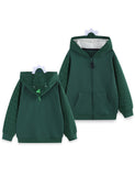 Cute Dinosaur Zip-up Hoodie