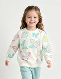 Cute Butterfly Print Sweatshirt