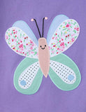 Butterfly Embroidered T-Shirt