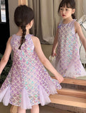 Sequined Mermaid A-shaped Dress