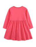 Autumn Animal Embroidered Long-sleeved Dress