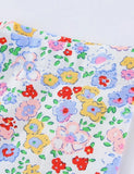Leggings aus Baumwolle mit Blumenmuster