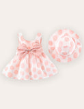 Baby Printed Dress + Hat