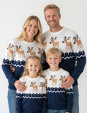 Christmas Reindeer Family Matching Sweater