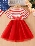 Independence Day Star Tulle Bow Dress
