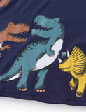 Dinosaur tegneserie kortærmet T-shirt