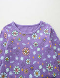 Halloween Pumpkin Applique Dress