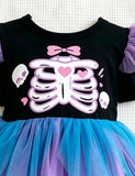 Halloween Skull Tulle Dress