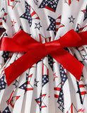 Independence Day Star Print Dress