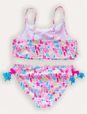 Zestaw bikini z kwiatowym nadrukiem