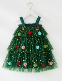 Christmas Star Multi-Layer Tulle Dress