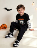 Halloween Luminous Printed Long-sleeve T-shirt